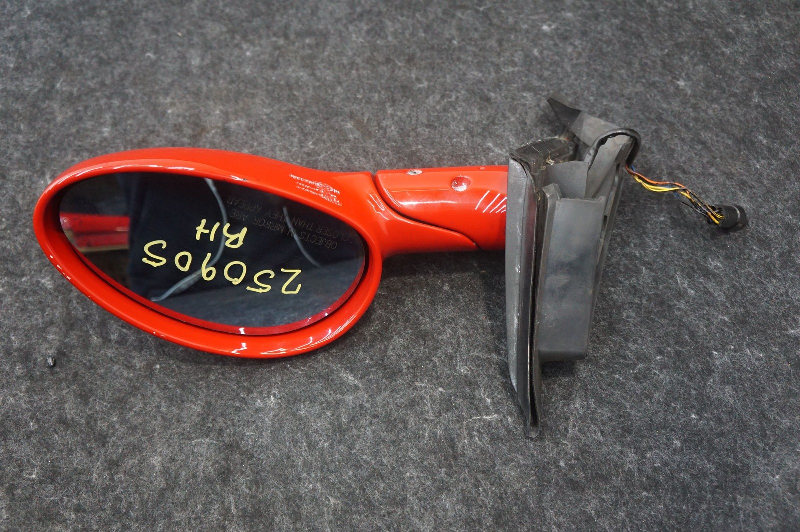 Right Passenger Door Mirror Assembly Red OEM 65732010 Ferrari 360 2001 *Note*