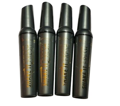 NEW! RIMMEL Extreme Black Shake it Fresh Mascara Lot of 4