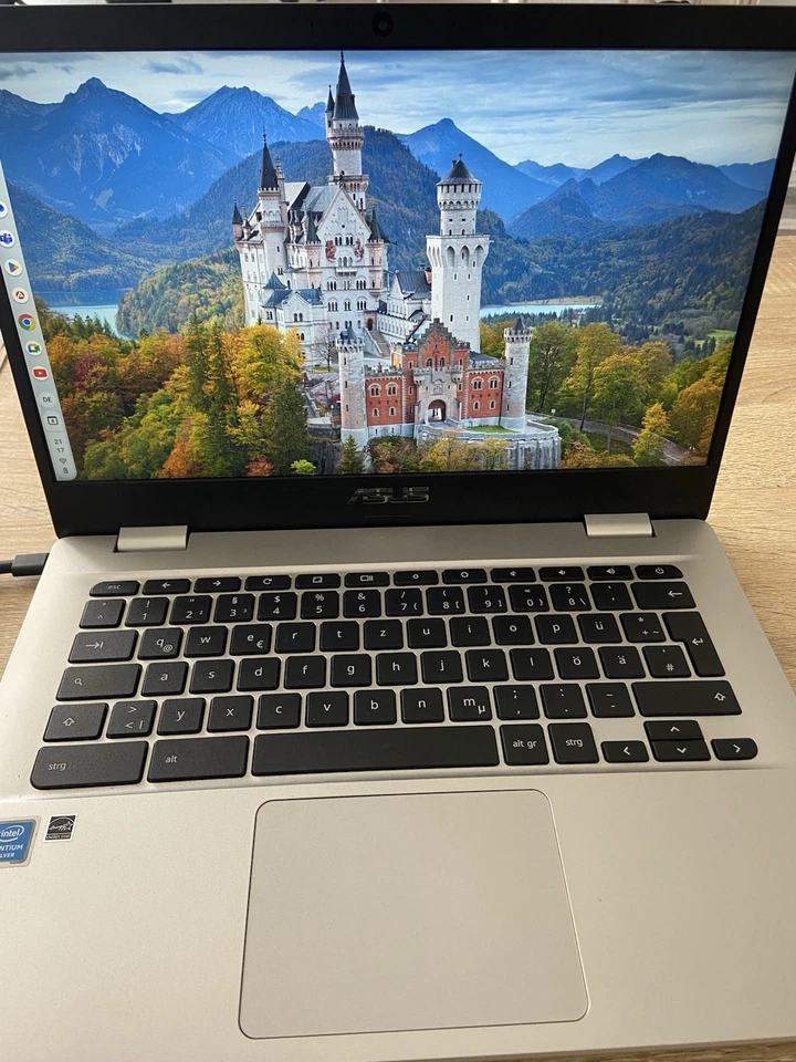 ASUS CX1400CNA-BV0170, Chromebook, mit 14 Zoll Display - Wie neu, kaum genutzt - Bild 2 von 4