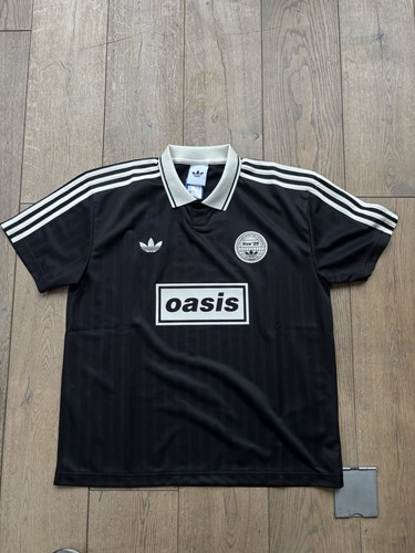 Oasis x Adidas Tour Jacquard Trikot schwarz Größe Small exklusiv Ldn Edition neu mit Etikett