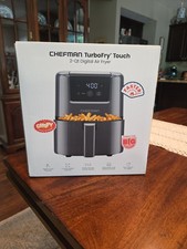 Chefman Turbofry Air Fryer 2-Qt Digital Grey New In Box