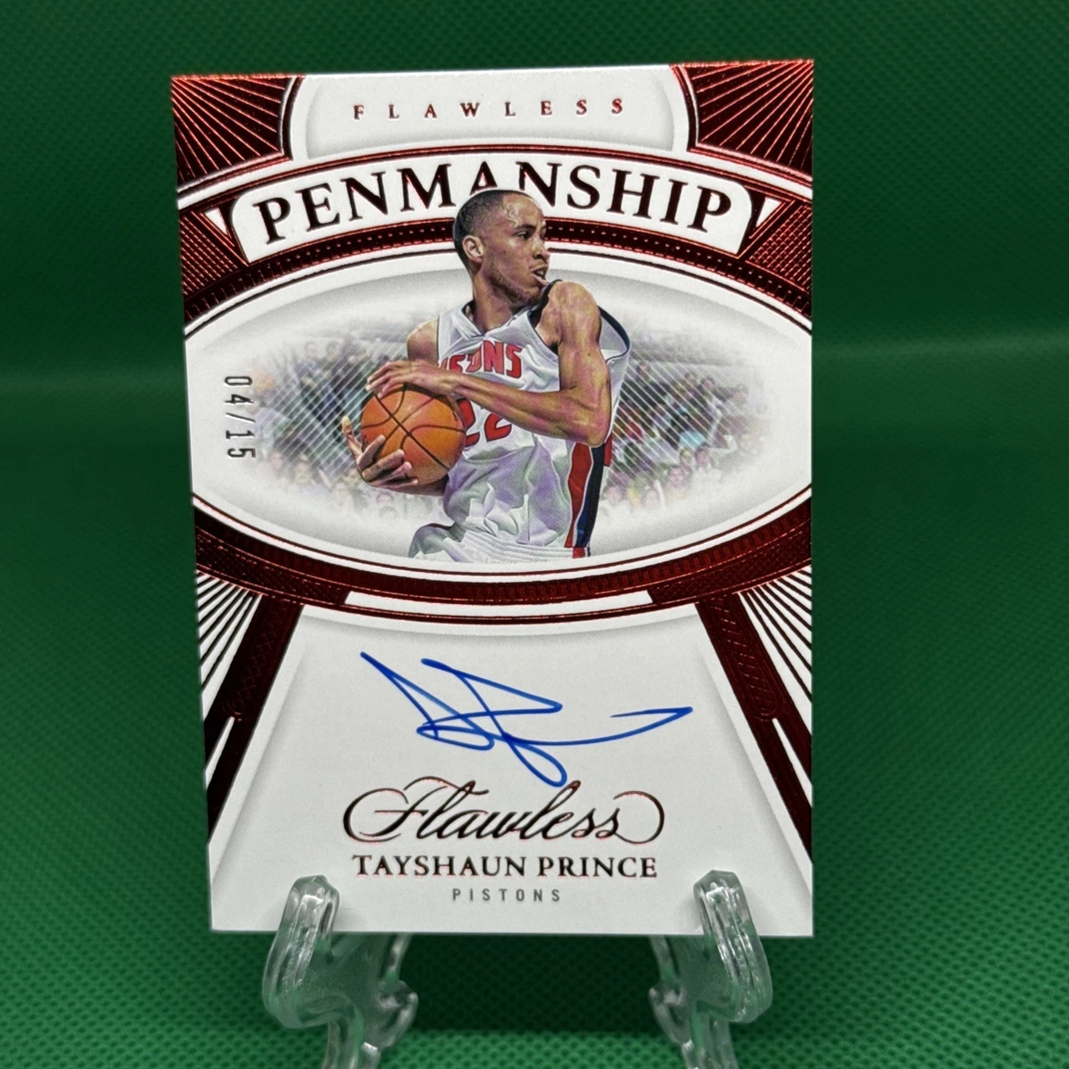 Basketball Trading Cards Tayshaun Prince Sports Autographed for