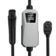 MUSTART Level 2 Tesla Charger, 25A Portable EV Charger with NEMA 10-30 Plug 821