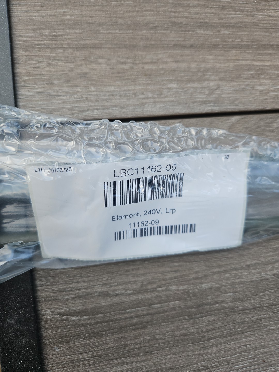 Lbc Bakery Equipment Element, Lrp 240V 11162-09 Geniune OEM