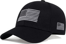 Women USA-Flag Baseball-Cap American Patriotic Baseball Hats Men's Distressed-Co
