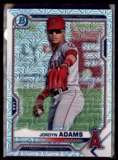 2021 Bowman Chrome Prospects Baseball Mojo Jordyn Adams Angels BCP-30