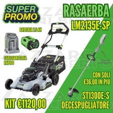Rasaerba LM 2135E-SP EGO POWER - Batteria 7,5AH,carica rapido e decespugliatore