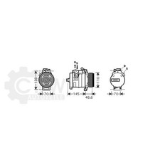 Kompressor Klimaanlage für BMW X5 3.0d Bj.03-06