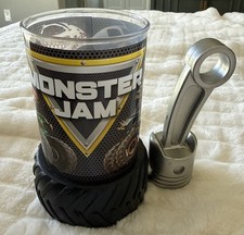 Taza Monster Jam coleccionable recuerdo taza neumático cambio de marchas montaña rusa excavadora de tumbas