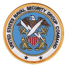 Naval Security Group Command NAVSECGRU Embroidered Patch US Navy Cryptology