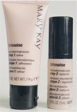 New No Box Mary Kay Timewise Microdermabrasion Step 1 Refine 2 Replenish Mini