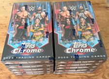 2026 Topps Chrome WWE Factory Sealed Hobby Box Lot of 10