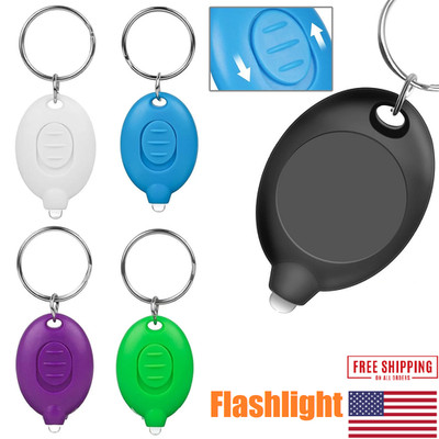 Mini LED Keychain Flashlight White Light Micro Pocket Key Ring LED Flashlight