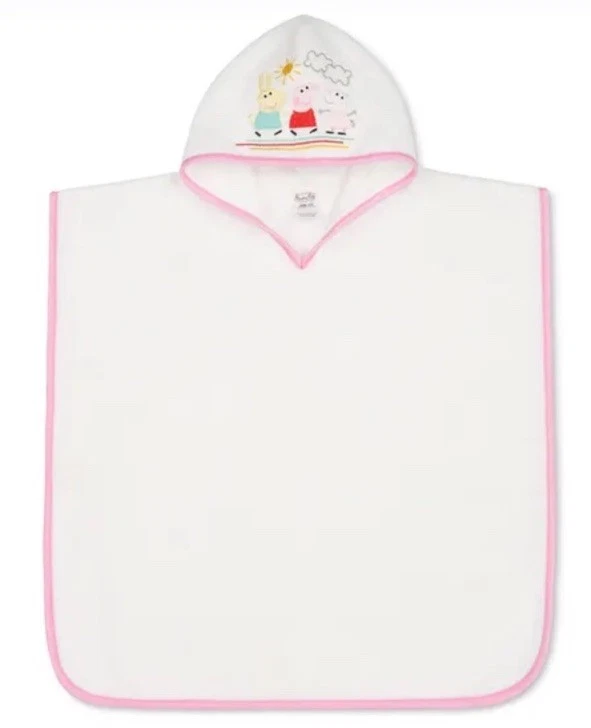 My First Peppa Pig Poncho Towel Hooded 100% Cotton - BRAND NEW - Image 3 of 4