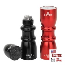 2 Pack Premium Pool Cue Tip Tools, 3-in-1 Billiard Cue Tip Shaper, Compact