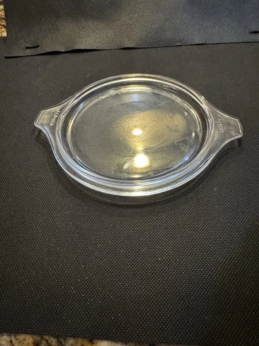 VTG Pyrex Glass Lid Only 470-C for Casserole Tab Handles