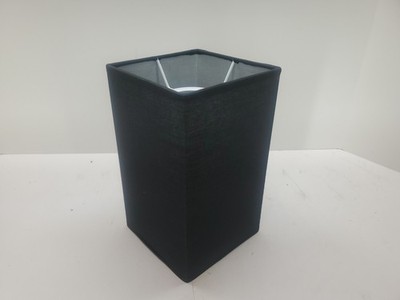 Black Square Lamp Shade 7.75 x 4.75 x 4.75 20cm x 12cm x 12cm Harp not included