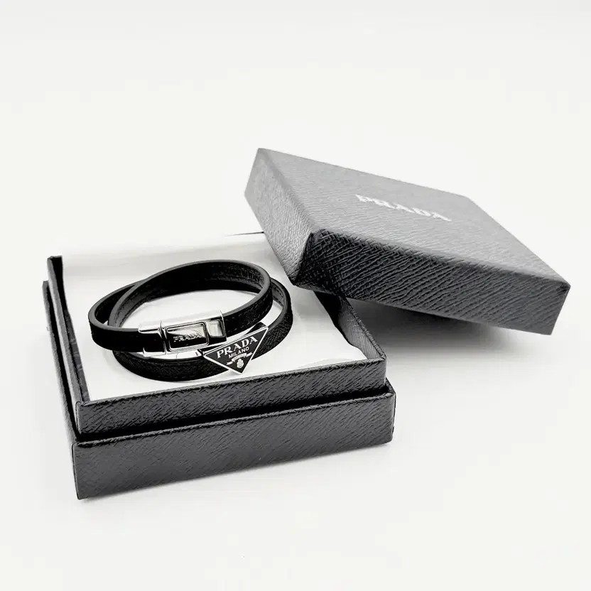 Prada Saffiano Double Strap Triangular Logo Brace… - image 4