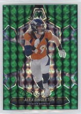 2024 Panini Mosaic Green Mosaic Prizm Alex Singleton #69 bn5