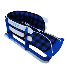 Child Sled Blue With Seat Belt - BeaverSnow