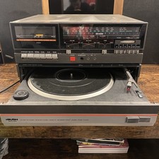 Bush 8830 Front Loading Record Player, Cassette Recorder, LW/MWFM Receiver DESC