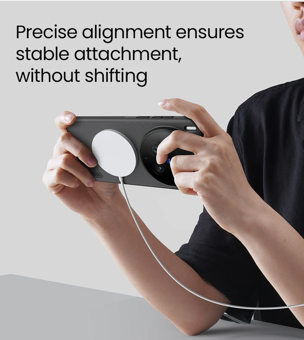 Nillkin Magnetic Super Frosted Shockproof Back Phone Case For vivo X300 Ultra - Picture 15 of 27