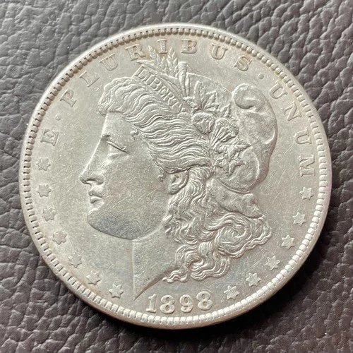 1898 Philadelphia Morgan Silver Dollar Extremely Fine Circulated Coin