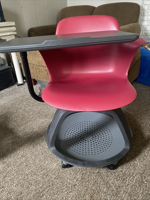 STEELCASE NODE RED MULTIPURPOSE CHAIR Tripod Base MODEL 480220