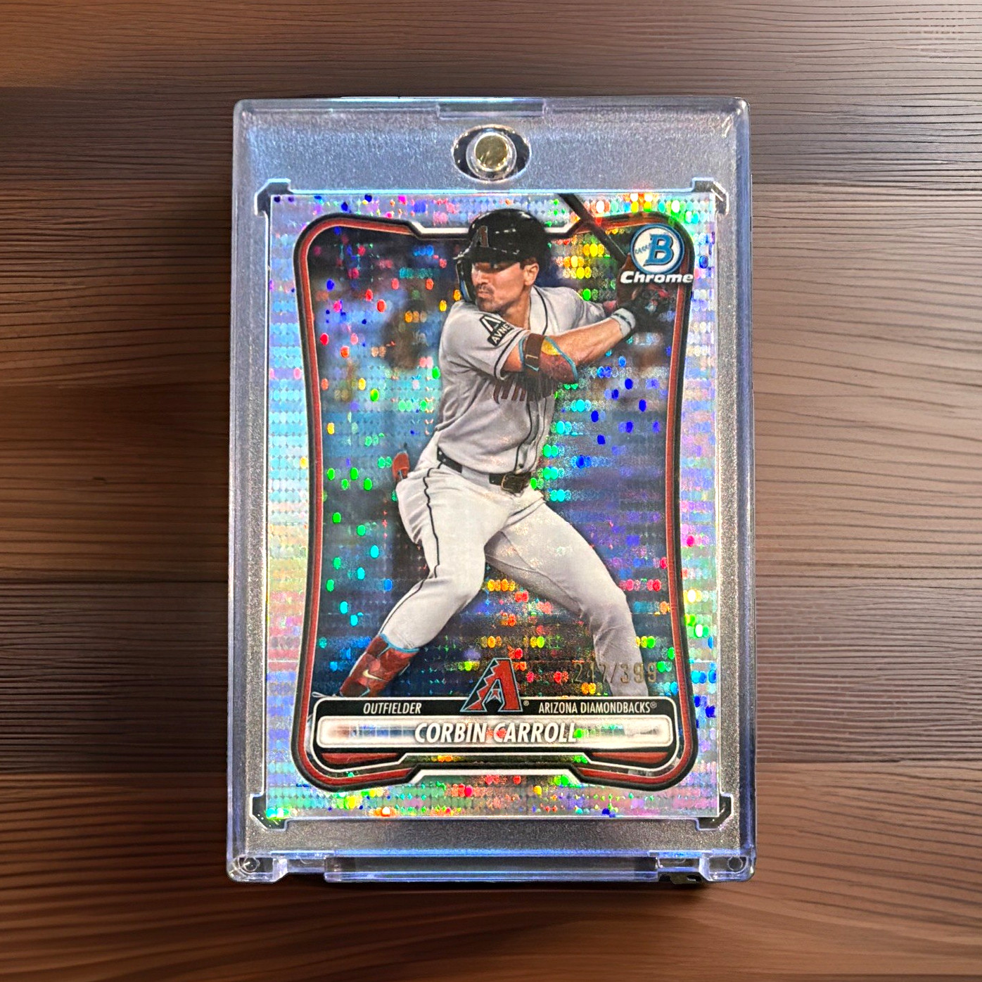 Topps Bowman Chrome 2026 Corbin Carroll Pulsar Refractor /399 Diamondbacks