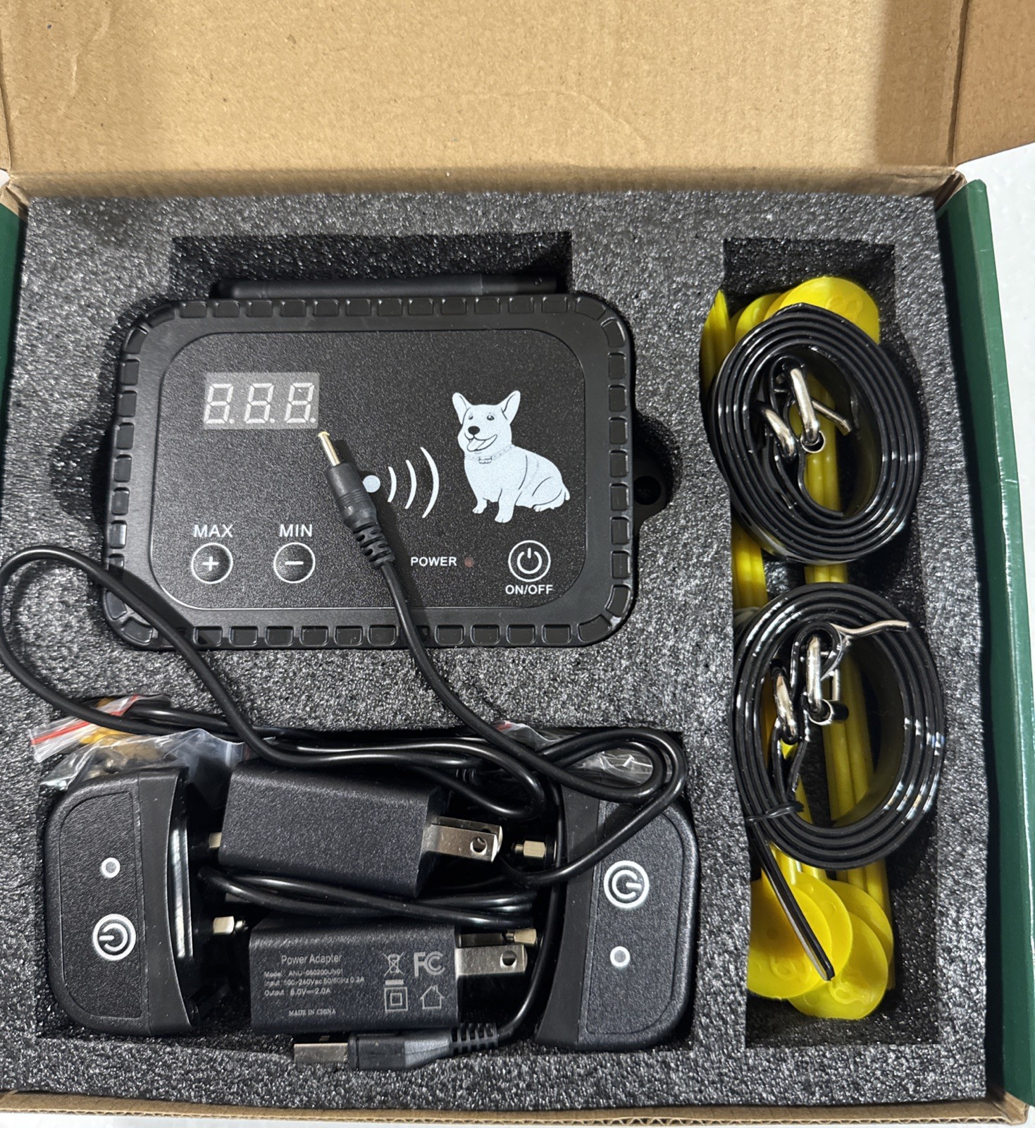 Wireless Dog Fence Electric Pet Containment System 100% WireFree Model AS-7