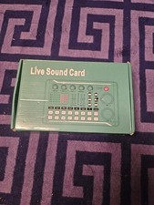 NEW Live Sound Card and Audio Interface with Mixer Effects and Voice Changer Pro