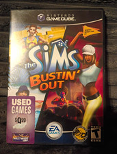 EA Games The Sims: Bustin' Out Nintendo GameCube T 2003 Manual Included