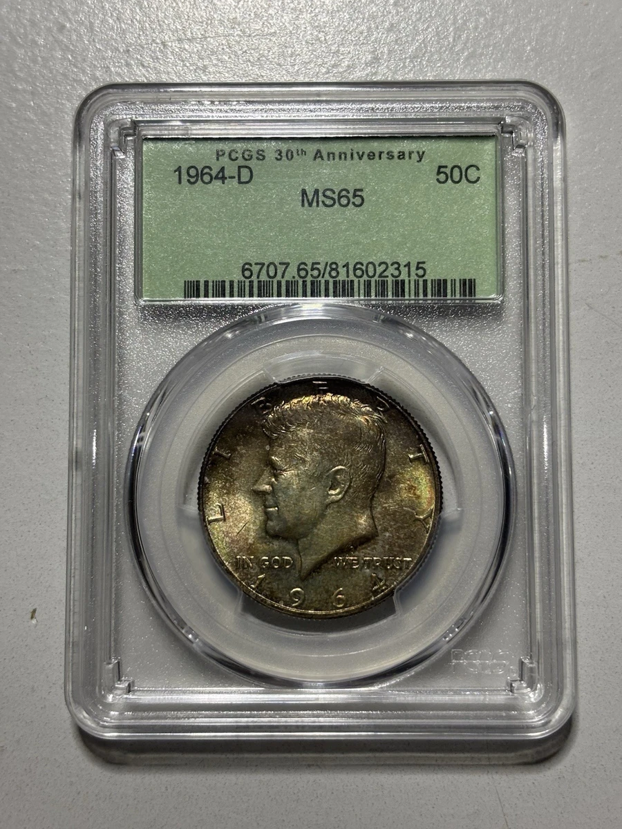25+ MS 65 Graded 1964 Kennedy US Half Dollars (1964-Now) for sale