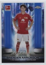 2023-24 Topps Chrome Bundesliga Sapphire Edition Ultrabeam Brenden Aaronson 15tx