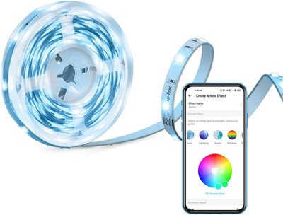Tapo Tp-Link LED Strip 5M, Wifi LED Streifen, 16 Mio. Farben, Dimmbar, APP Steue