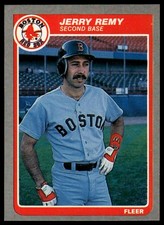 1985 Fleer #167 Jerry Remy NRMT+