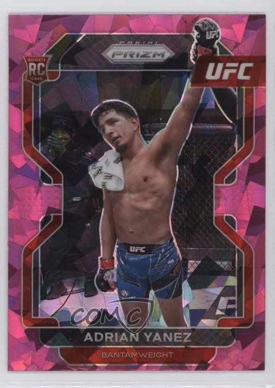 2022 Panini Prizm UFC Pink Ice Prizm Adrian Yanez #107 1gi8