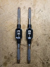 Vermont Tap T-handle Tap Wrench 4 1/2 Max. LOT OF 2