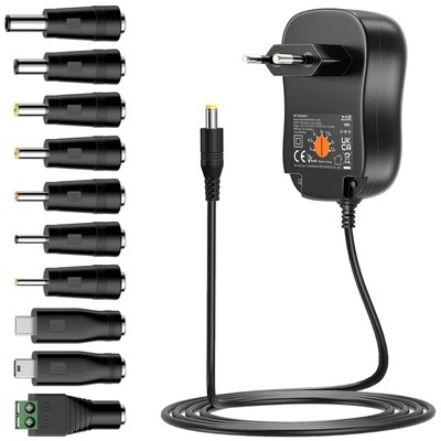 Universal Netzteil 30W Multi Voltage 3V 12V 9V 6V 5V 4.5V 7.5V 2A USB Adapter...