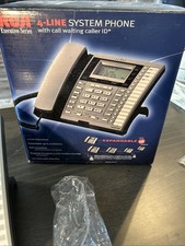 RCA 4-Line Speaker Phone 25414RE3 No Manual More Compatible Phones Available