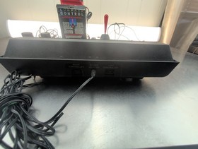 Atari 2600 Black Vader Console With Slik Stick Joysticks And Power/Coax - TESTED
