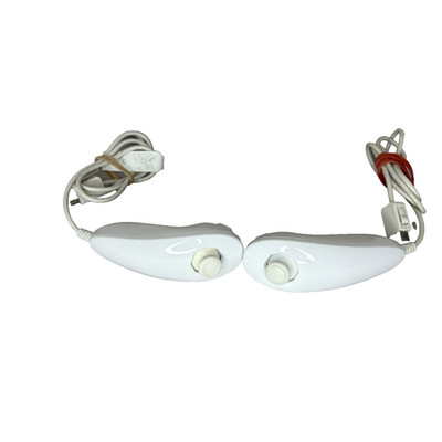 Nintendo Wii Nunchuck Joystick White Official 2x
