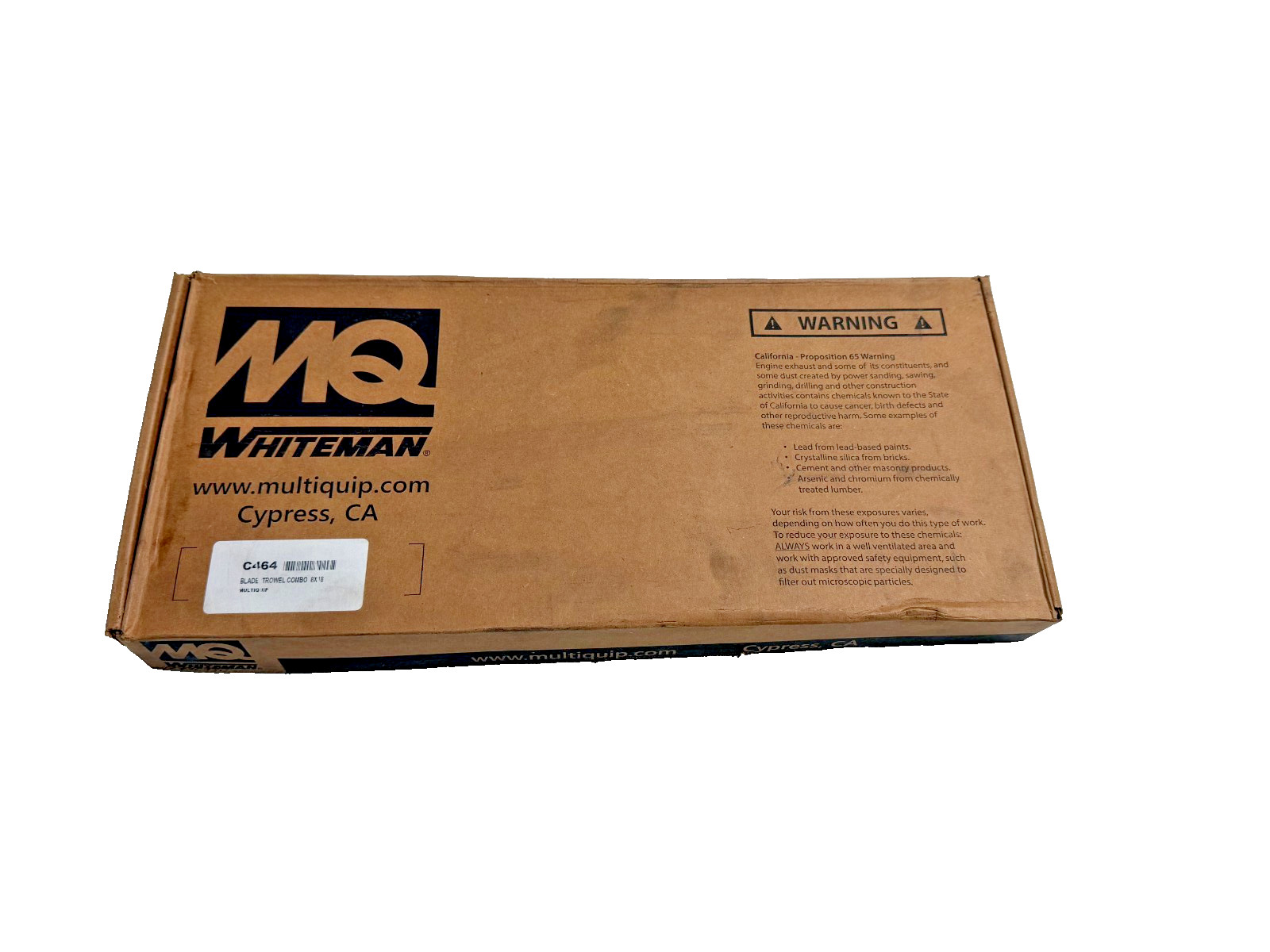 Multiquip C464 Blade Trowel Combo 8" x 18" For 46"/48" Diameter Rotors (4 PACK)