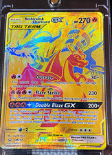 Pokemon TCG Reshiram & Charizard GX SM247 SM Black Star Promo Full Art Holo