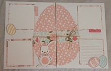 CTMH 2 Easter Scrapbooking Layout 8.5X11 - ScrapAttic