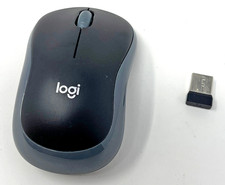 Logitech Wireless Mini Mouse M185 Gray W/ USB Dongle M/N: MR0085 On/Off Button