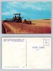 Combine Harvester Eastern Washington Vintage Postcard Farming Machinery Card