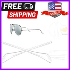 Replacement Temple Tips Ear Socks for Ray-Ban Aviator RB3025 3026 Sunglasses ...