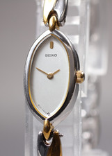 "No Custom Fee USA"  Exc 5  Seiko 1E20-5270 Dress Quartz 13mm Women watch