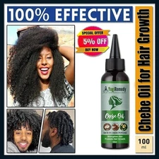 NaturAll 100% Natural Chebe & Jamaican Black Castor Oil for Hair Growth 3.38 Oz